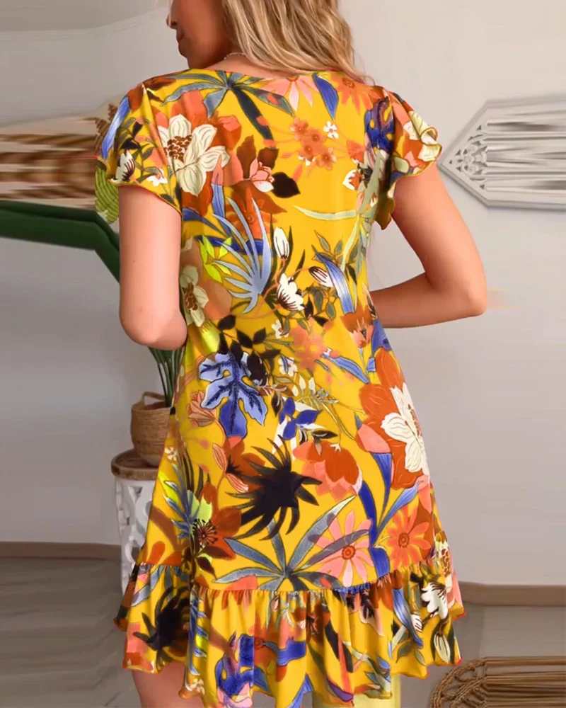 Leichtes Damen Sommerkleid mit Rüschen - Image 7