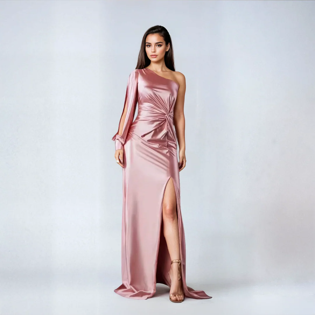 LEILA  | Langarmkleid mit Zauber Effekten - Image 4