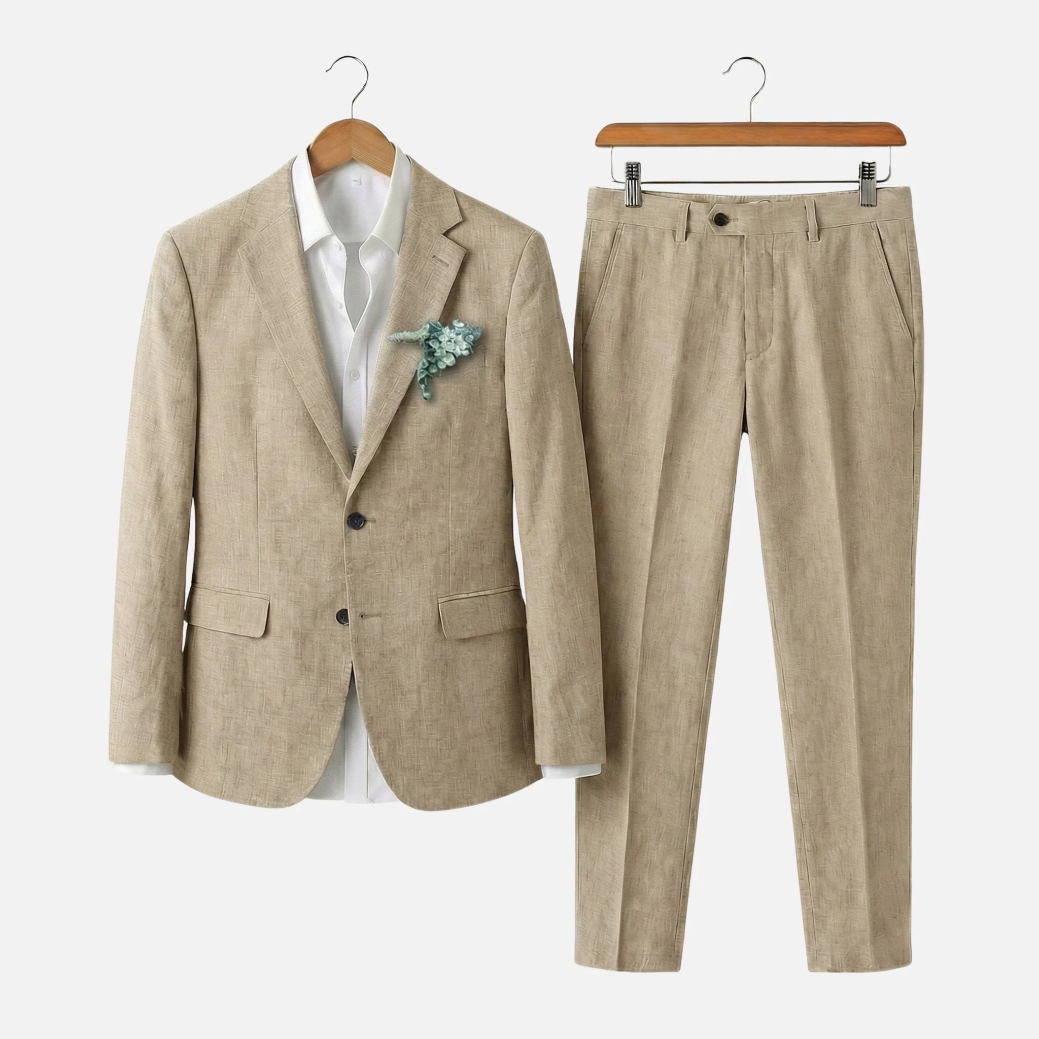 Otto | Herren Leinen-Zweiteiler Fallendes Revers – Leinen Anzug Sommer Herren - Image 10