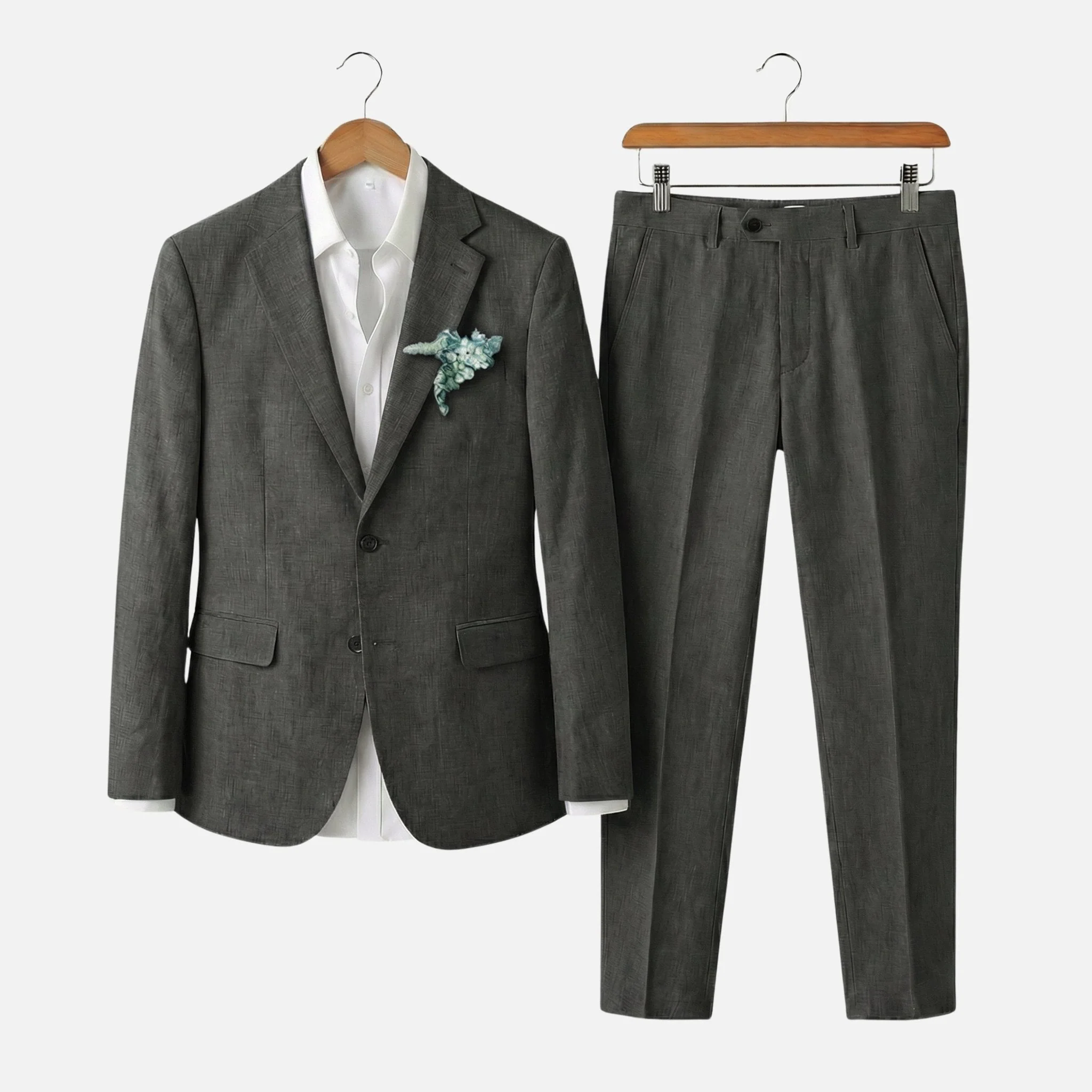 Otto | Herren Leinen-Zweiteiler Fallendes Revers – Leinen Anzug Sommer Herren - Image 11