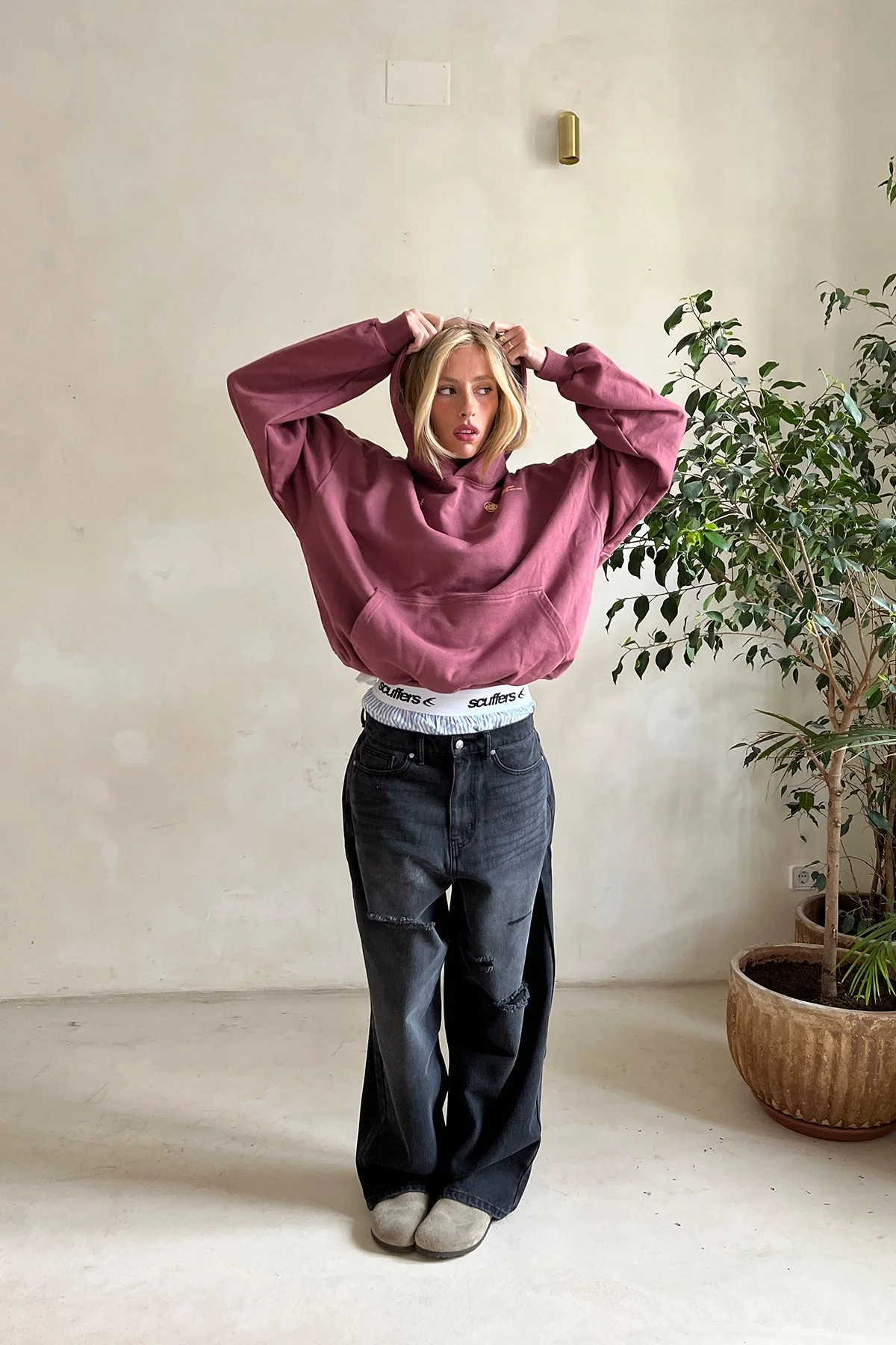 Lena – Damen Hoodie Oversize mit Kapuze - Image 21