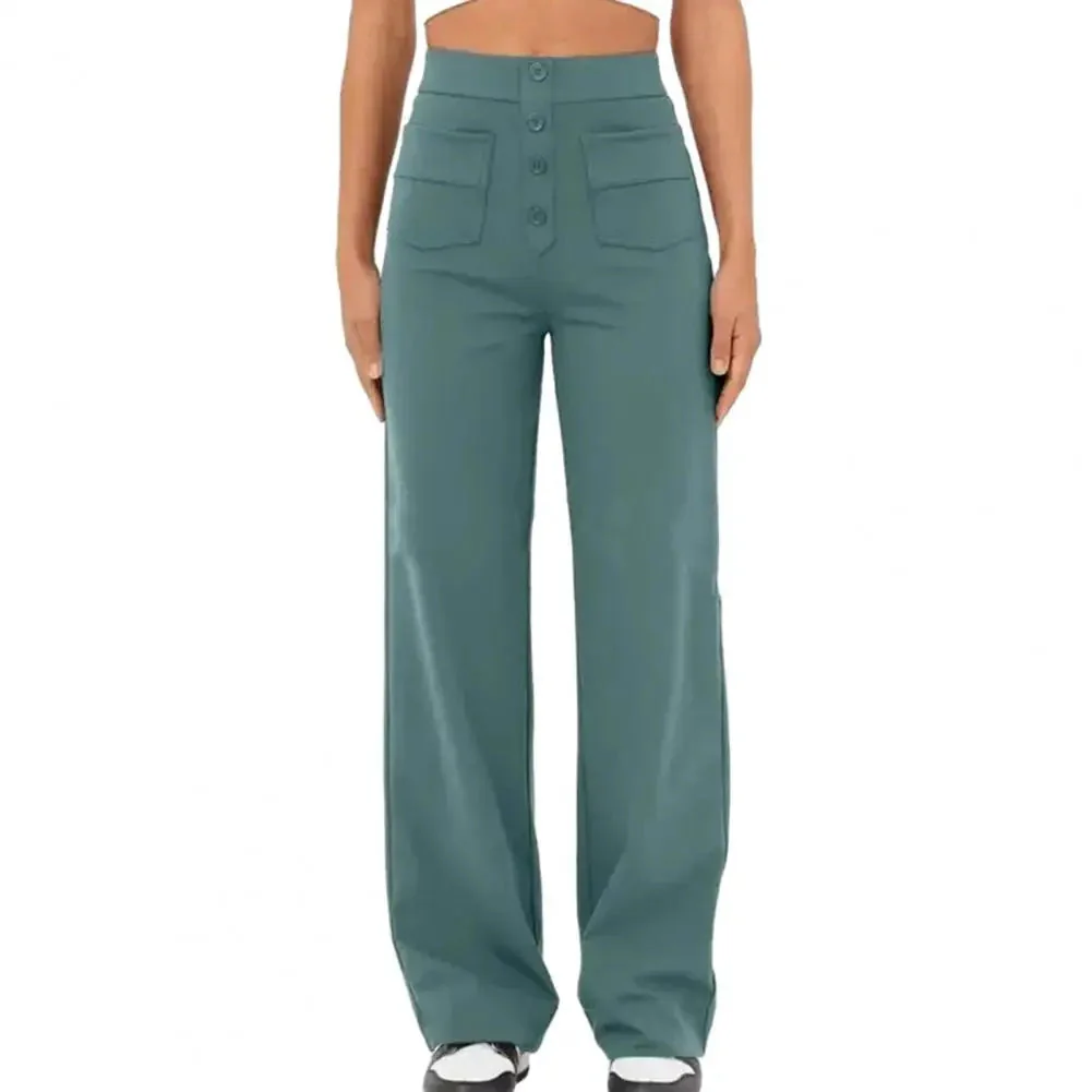 Lena - Hose mit weitem Bein und hohem Bund für Damen - Image 5