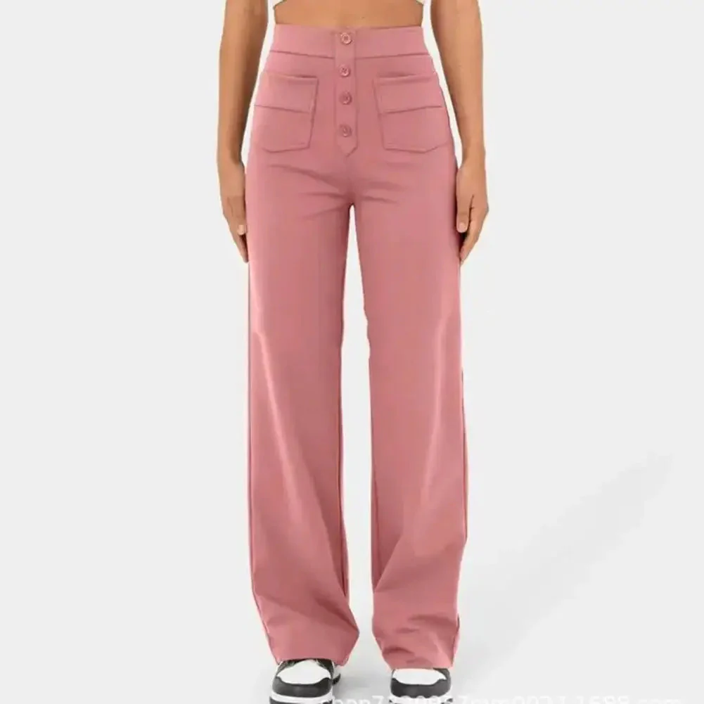 Lena - Hose mit weitem Bein und hohem Bund für Damen - Image 6