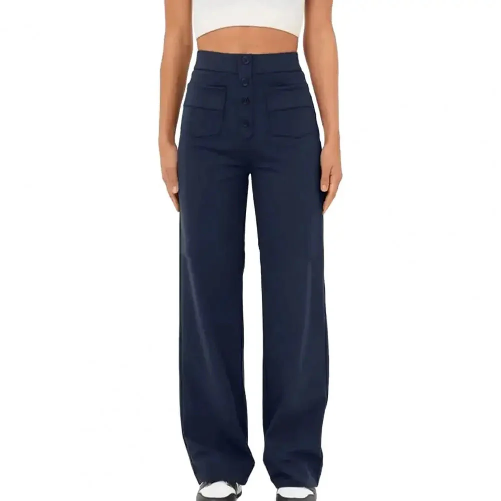Lena - Hose mit weitem Bein und hohem Bund für Damen - Image 7