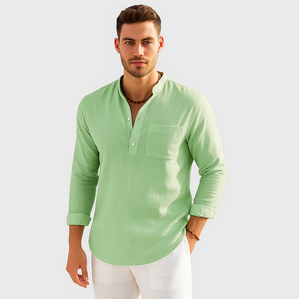 Lendon - Elegantes Leinenhemd für Herren - Sommer Chic - Image 5