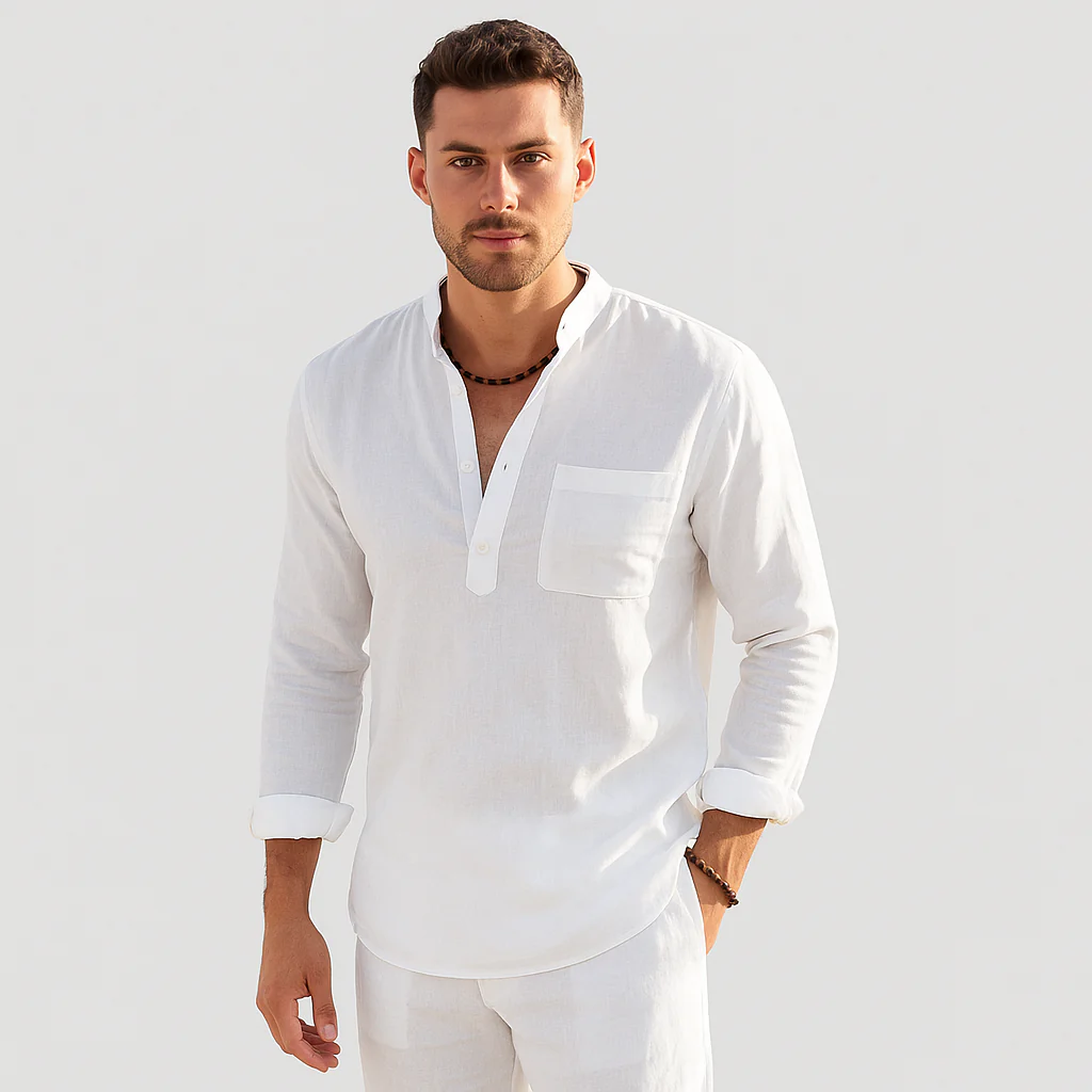 Lendon - Elegantes Leinenhemd für Herren - Sommer Chic - Image 7