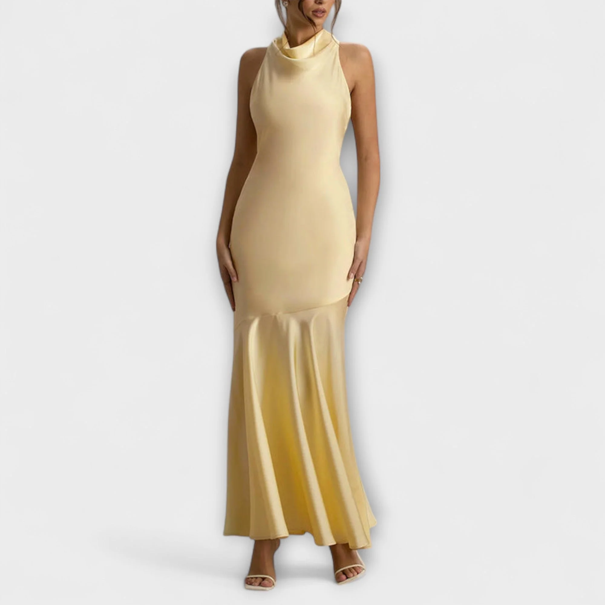 Lennon - Elegantes Satin-Maxi-Kleid - Image 2