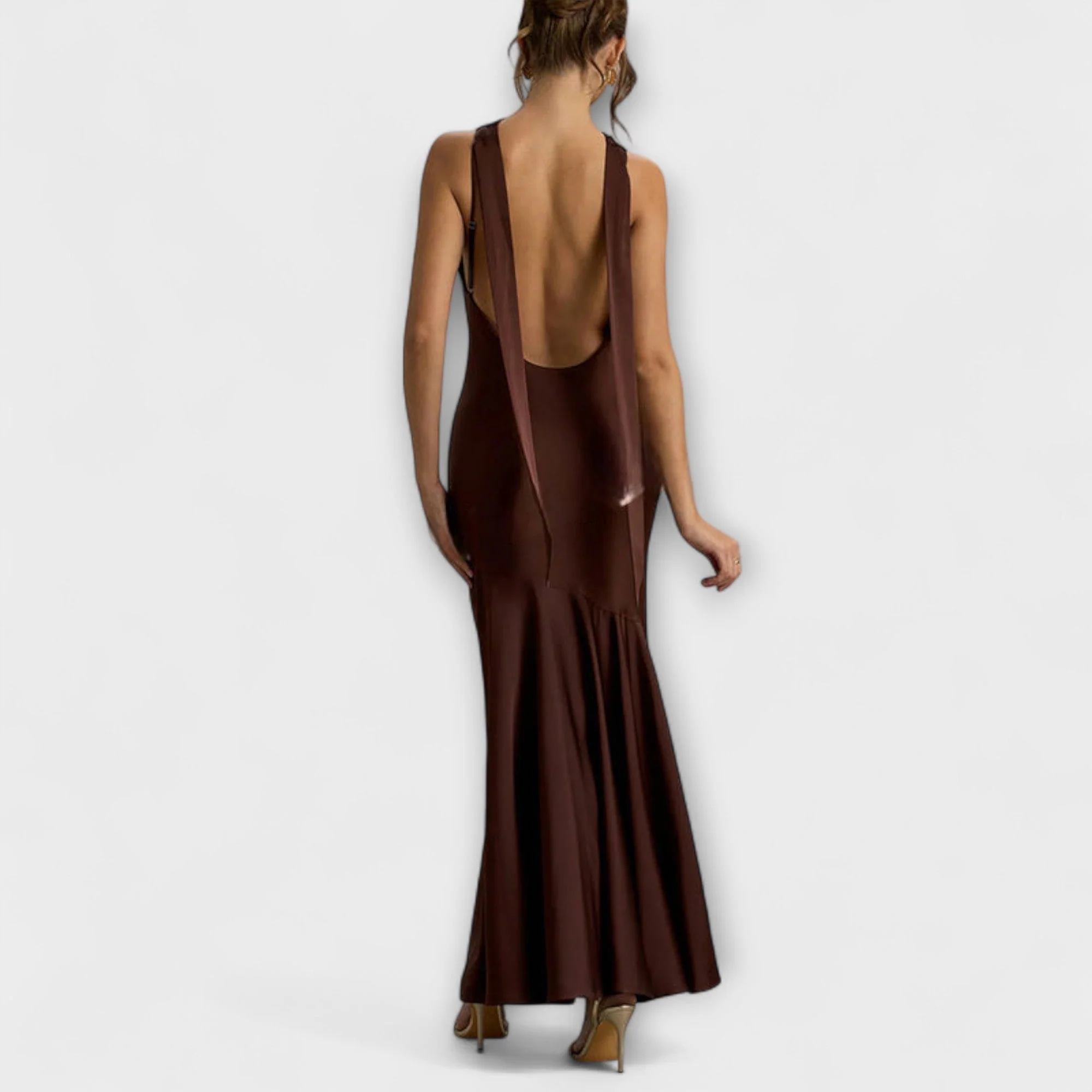 Lennon - Elegantes Satin-Maxi-Kleid - Image 5