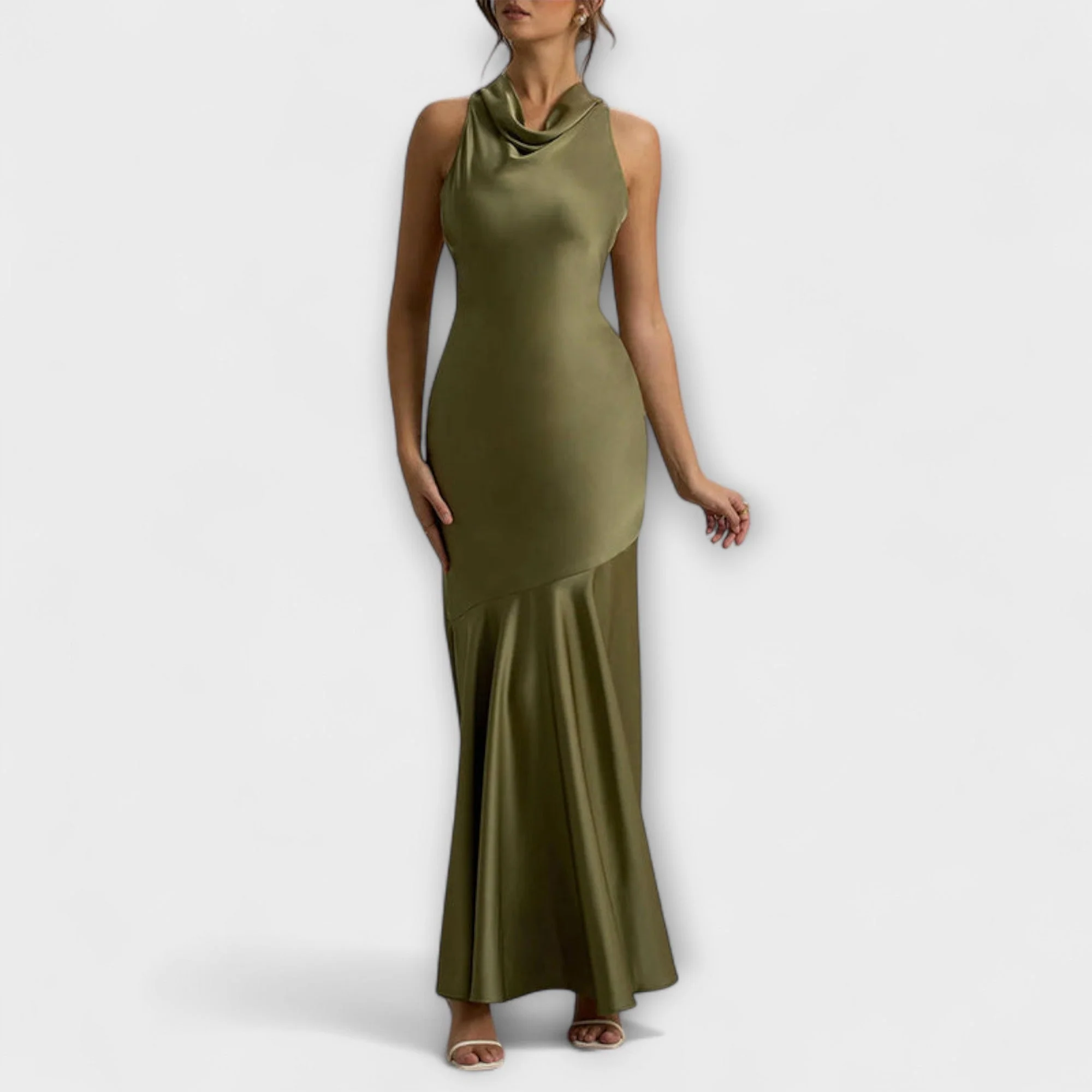 Lennon - Elegantes Satin-Maxi-Kleid - Image 8