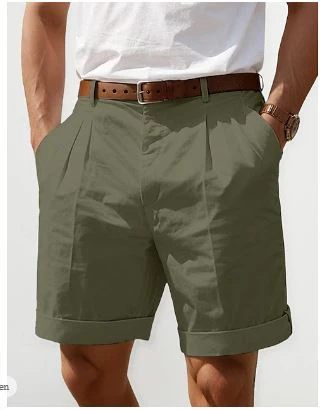 Lennox - Herren Sommer Leinen Shorts - Image 3