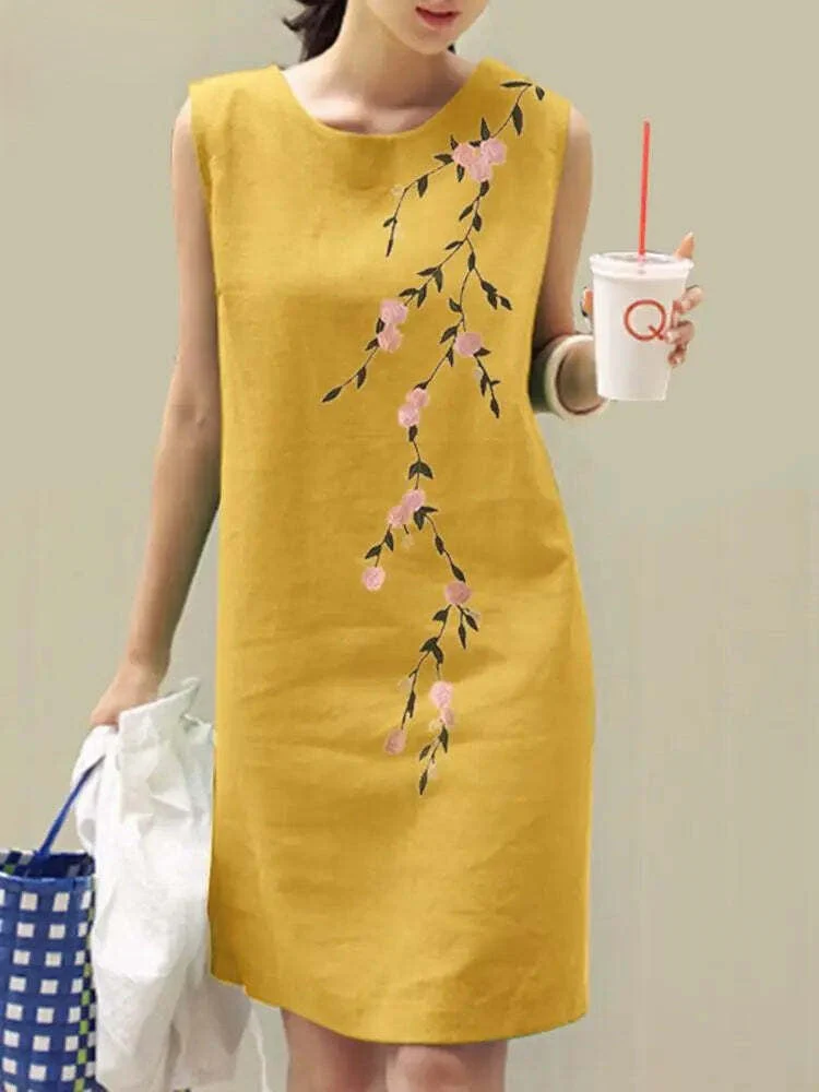 Lenora | Kleid mit Blumenstickerei - Image 5