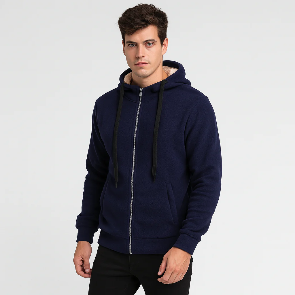Leo | Warme Wattierte Jacke mit Kapuze - Image 3