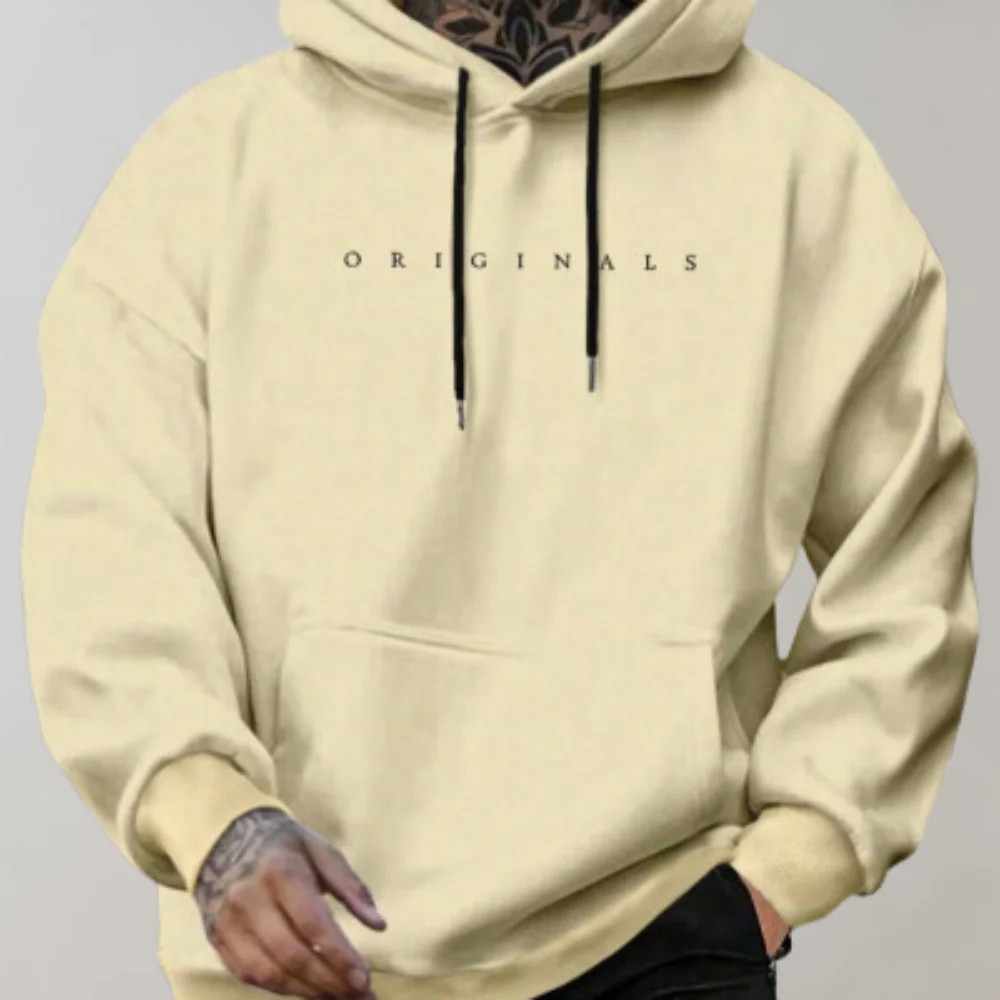 Leon – Lässiger Hoodie mit Kapuze und Frontprint - Image 3