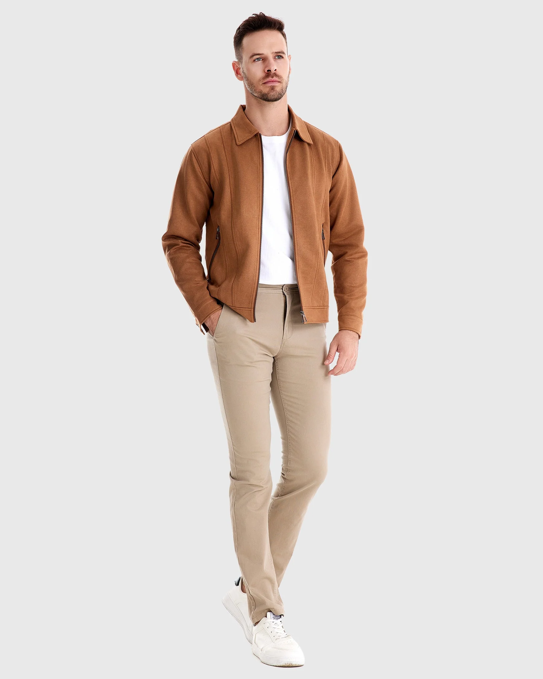 Leon | Zeitlose Suede-Bomberjacke - Image 9