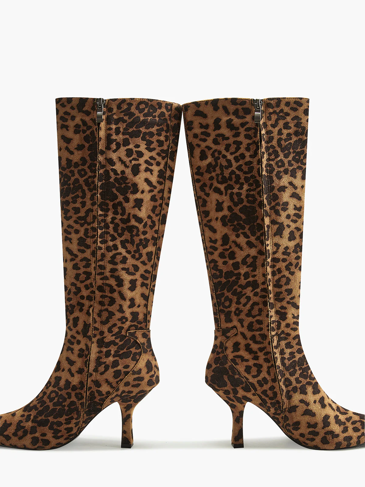 Leona | Kniehohe Stiefel mit Leopardenmuster - Image 4