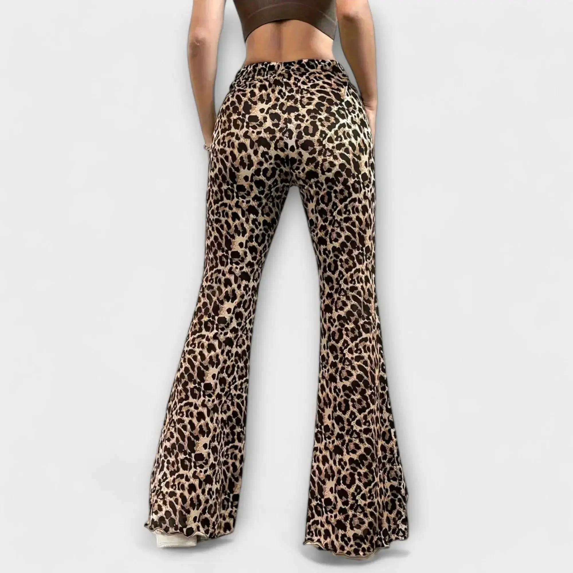 Leonarda – Weite Hose mit Animal-Print - Image 3