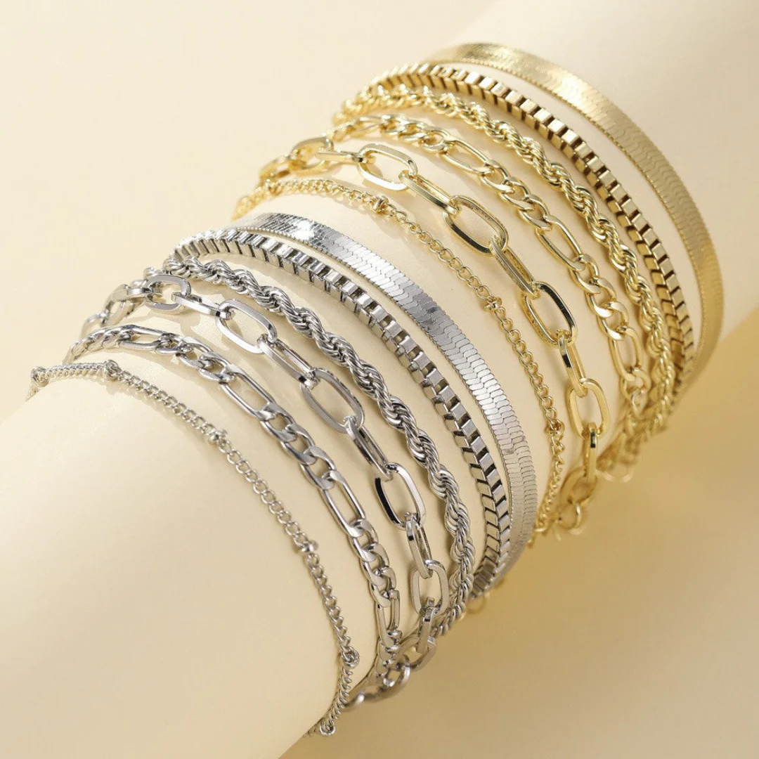 Leonie – Goldene Armband-set - Image 3