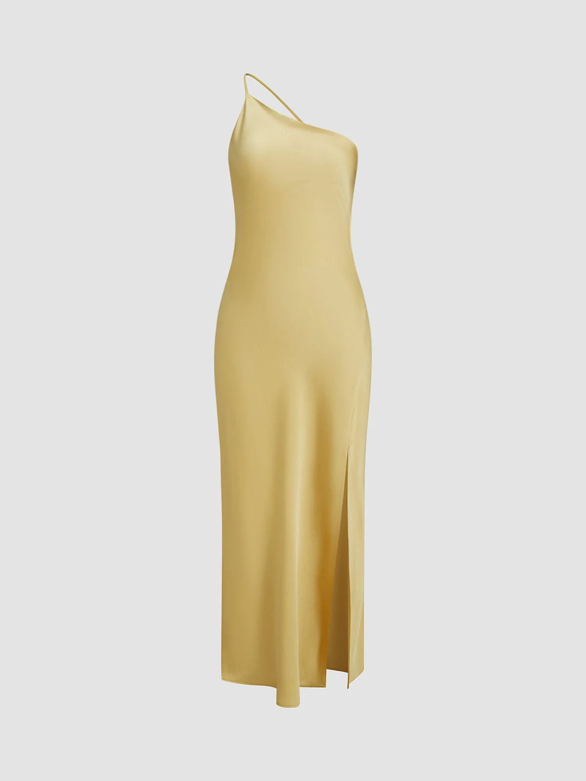 Leonie | Rückenfrei Satin Maxikleid mit zarten Spaghettiträgern – Eleganz & Glamour - Image 3