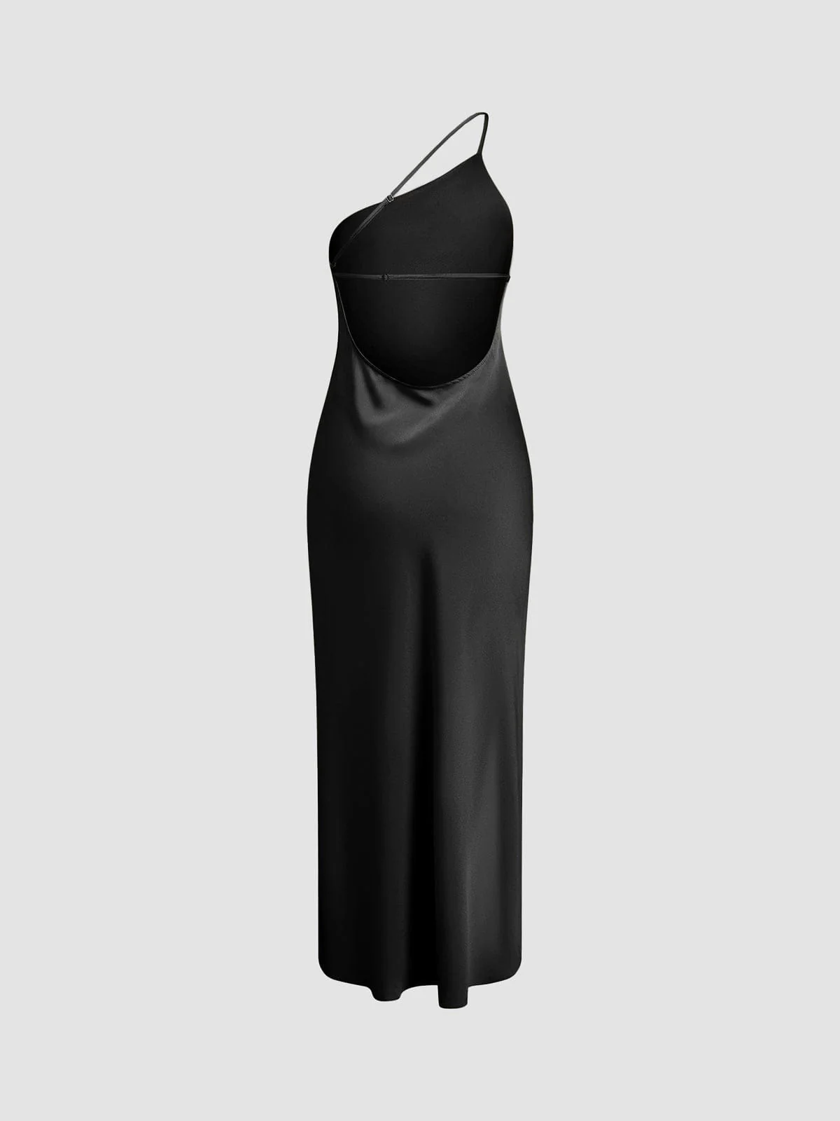Leonie | Rückenfrei Satin Maxikleid mit zarten Spaghettiträgern – Eleganz & Glamour - Image 7