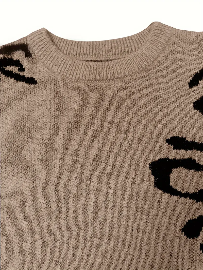 LEOPARDENMUSTER PULLOVER | MODISCHER, BEQUEMER, ELEGANT - Image 2