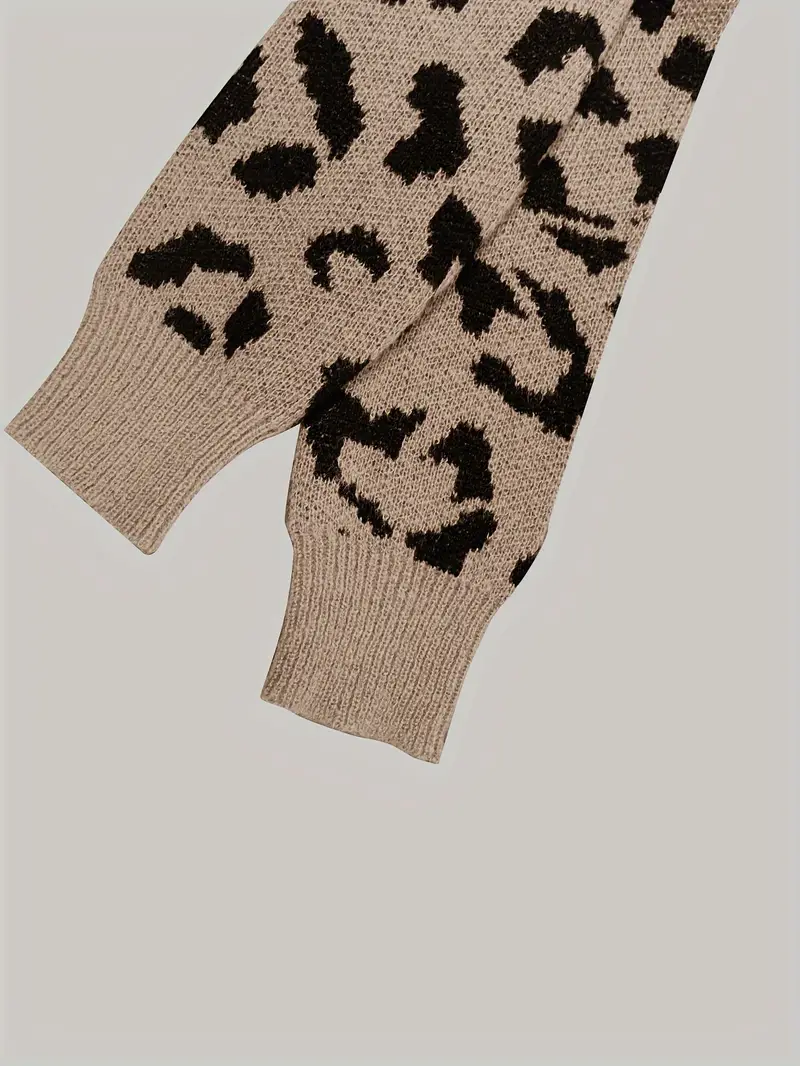 LEOPARDENMUSTER PULLOVER | MODISCHER, BEQUEMER, ELEGANT - Image 3