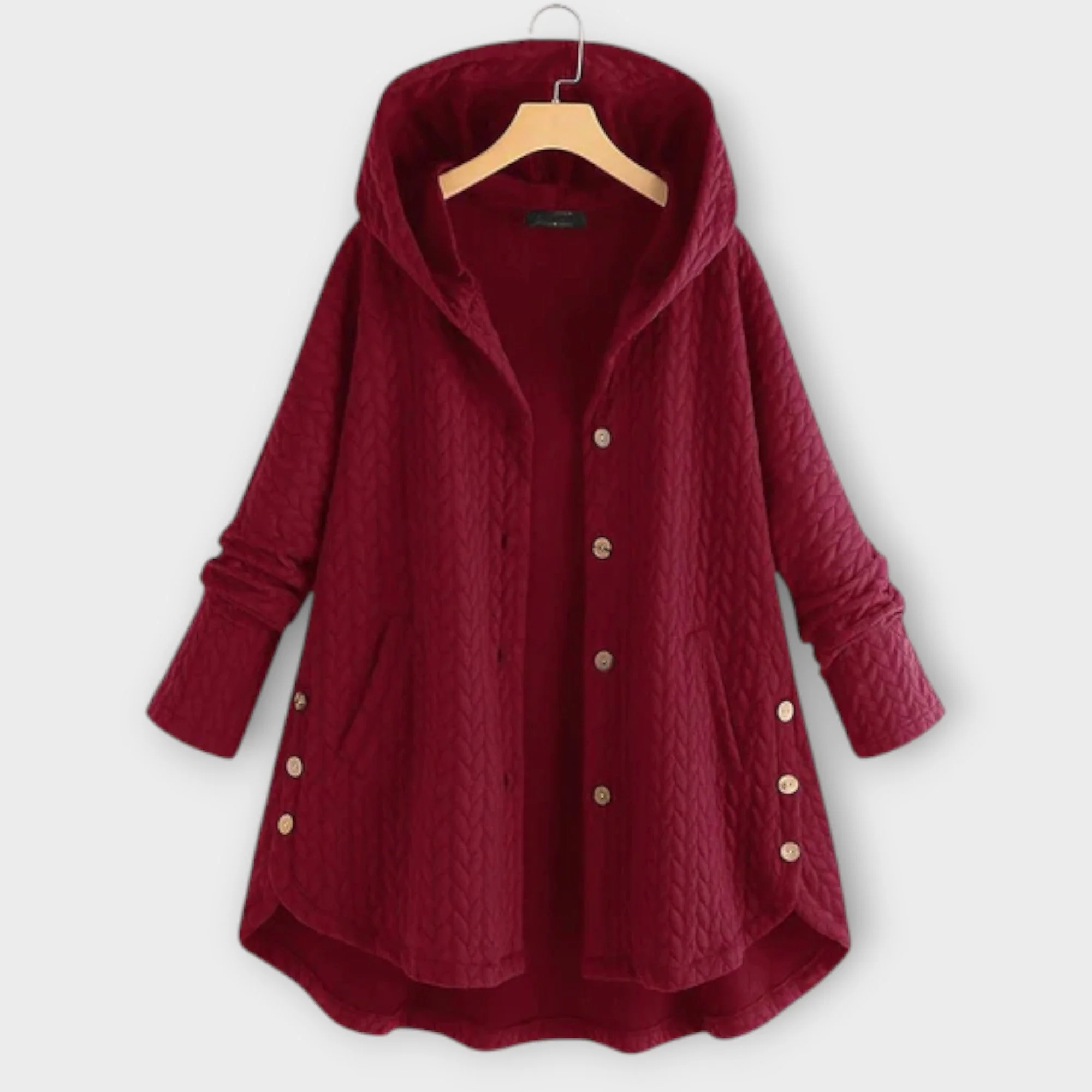 Lerina – Warme Jacke mit Knopfleiste - Image 2
