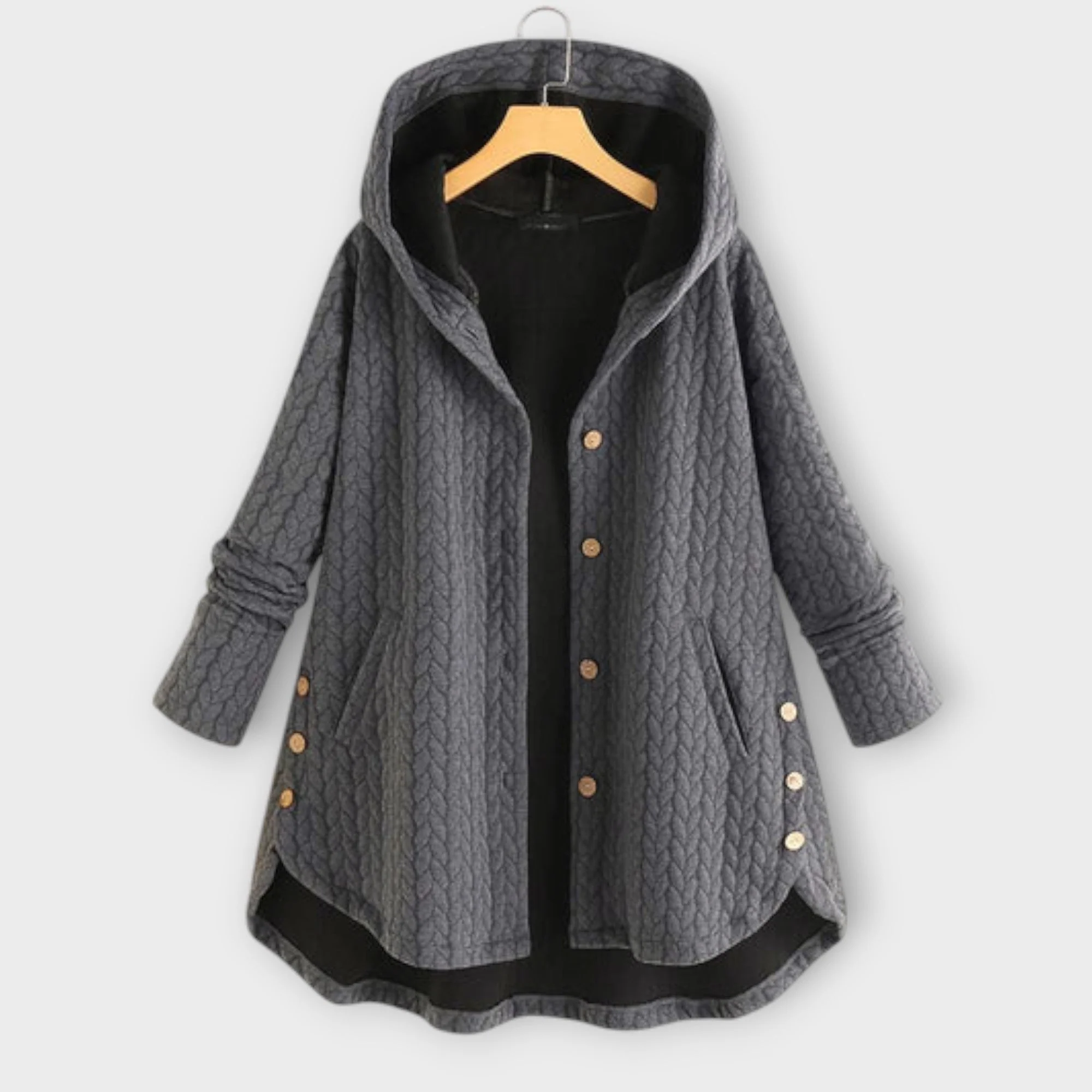 Lerina – Warme Jacke mit Knopfleiste - Image 4