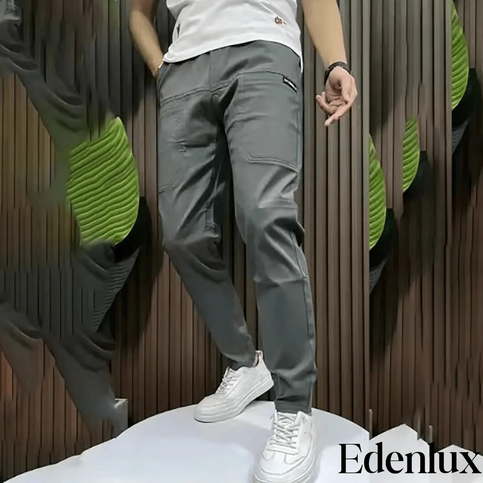 LETZTER TAG 60% RABATT | Lucas | Stretch Cargo Jeans für Männer - Image 3