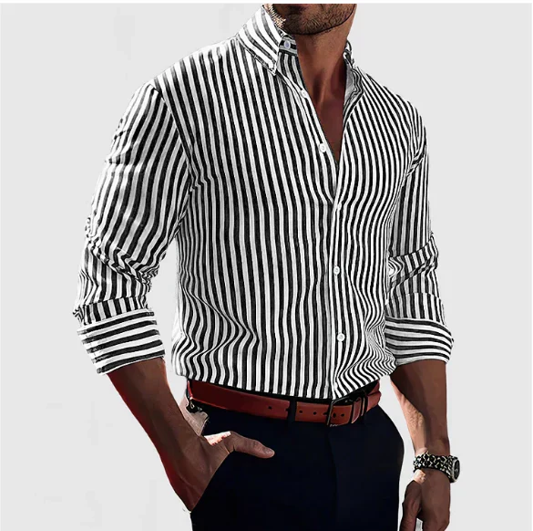 Levi | Entspanntes Passform Button-Down-Streifenhemd - Image 2