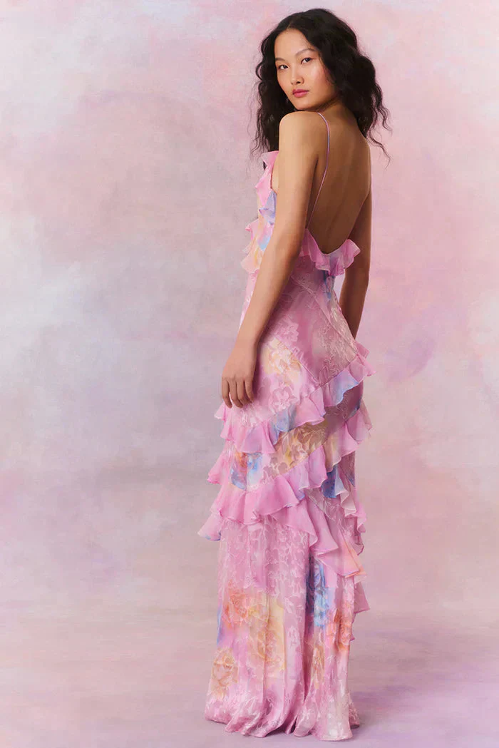 Levitia – Verträumtes Maxikleid mit Rüschen - Image 2