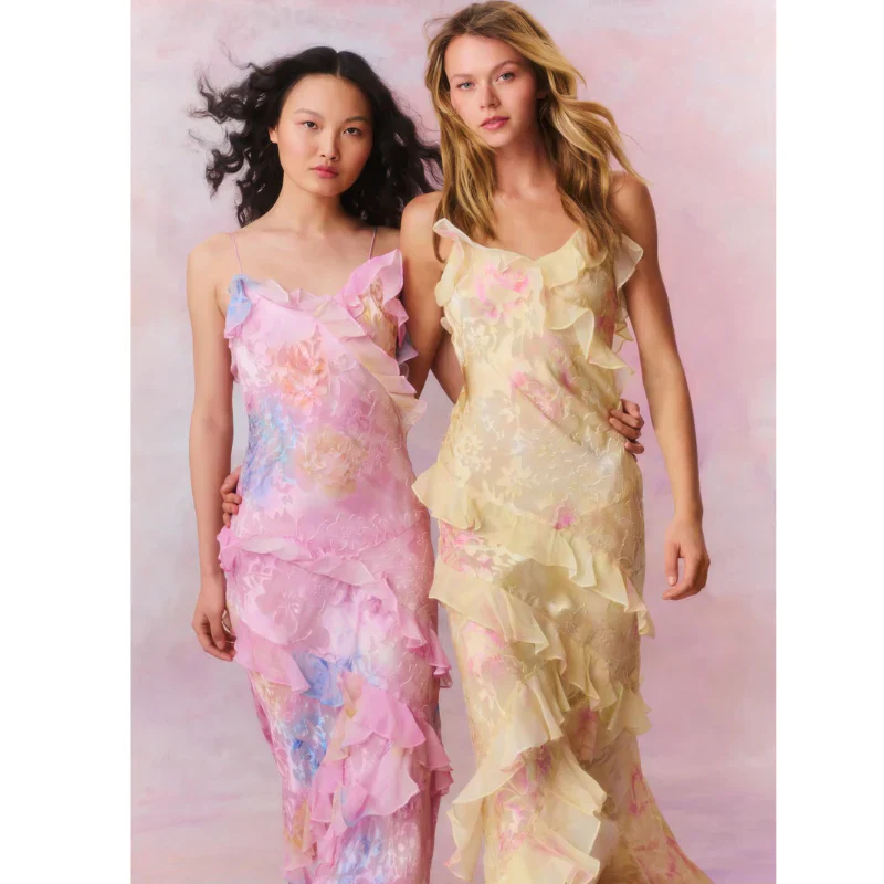 Levitia – Verträumtes Maxikleid mit Rüschen - Image 3