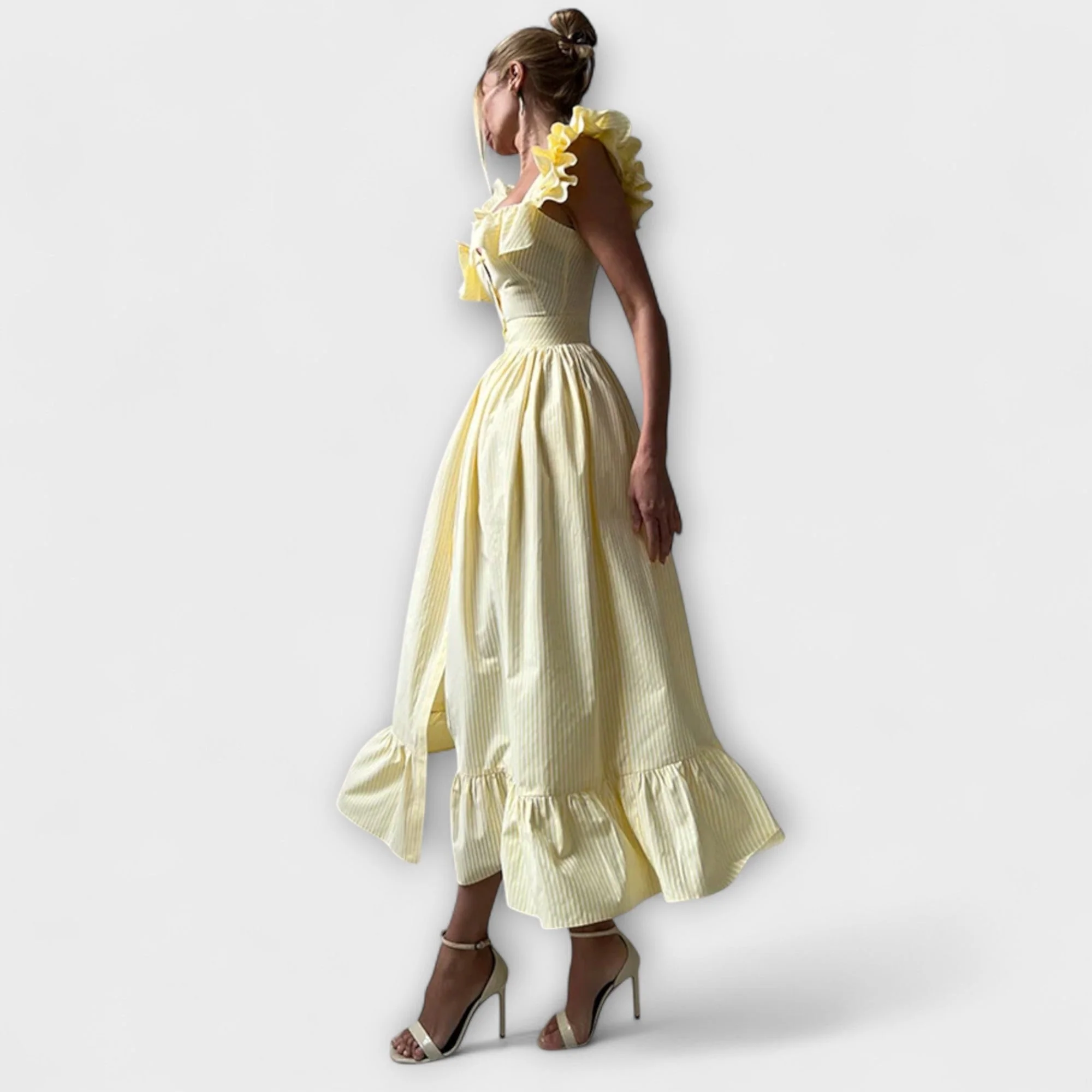 Lia - Ruffled Shirt Dress - Image 2