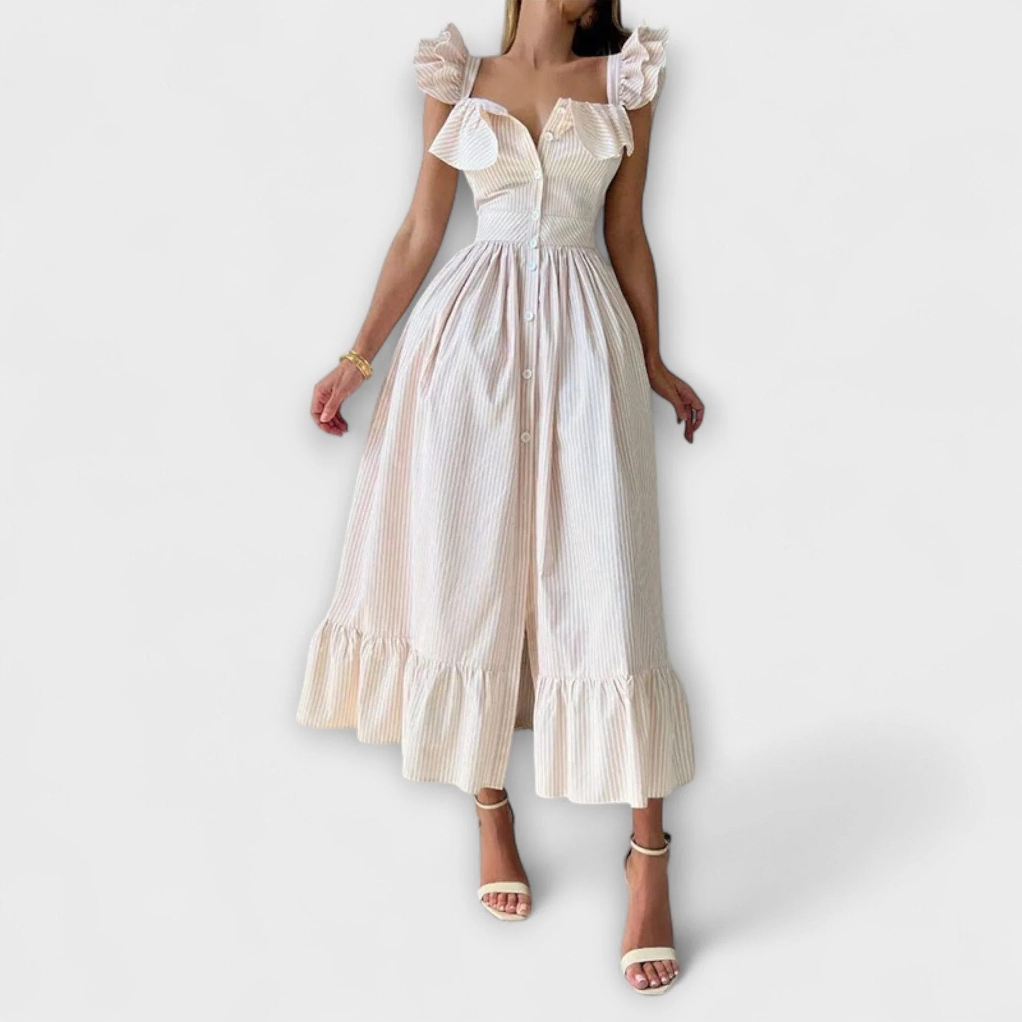 Lia - Ruffled Shirt Dress - Image 7