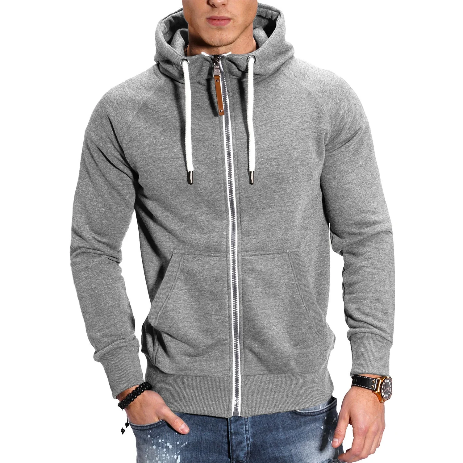 Liam – Sportliche Herren Zip-Hoodie mit Kapuze - Image 6