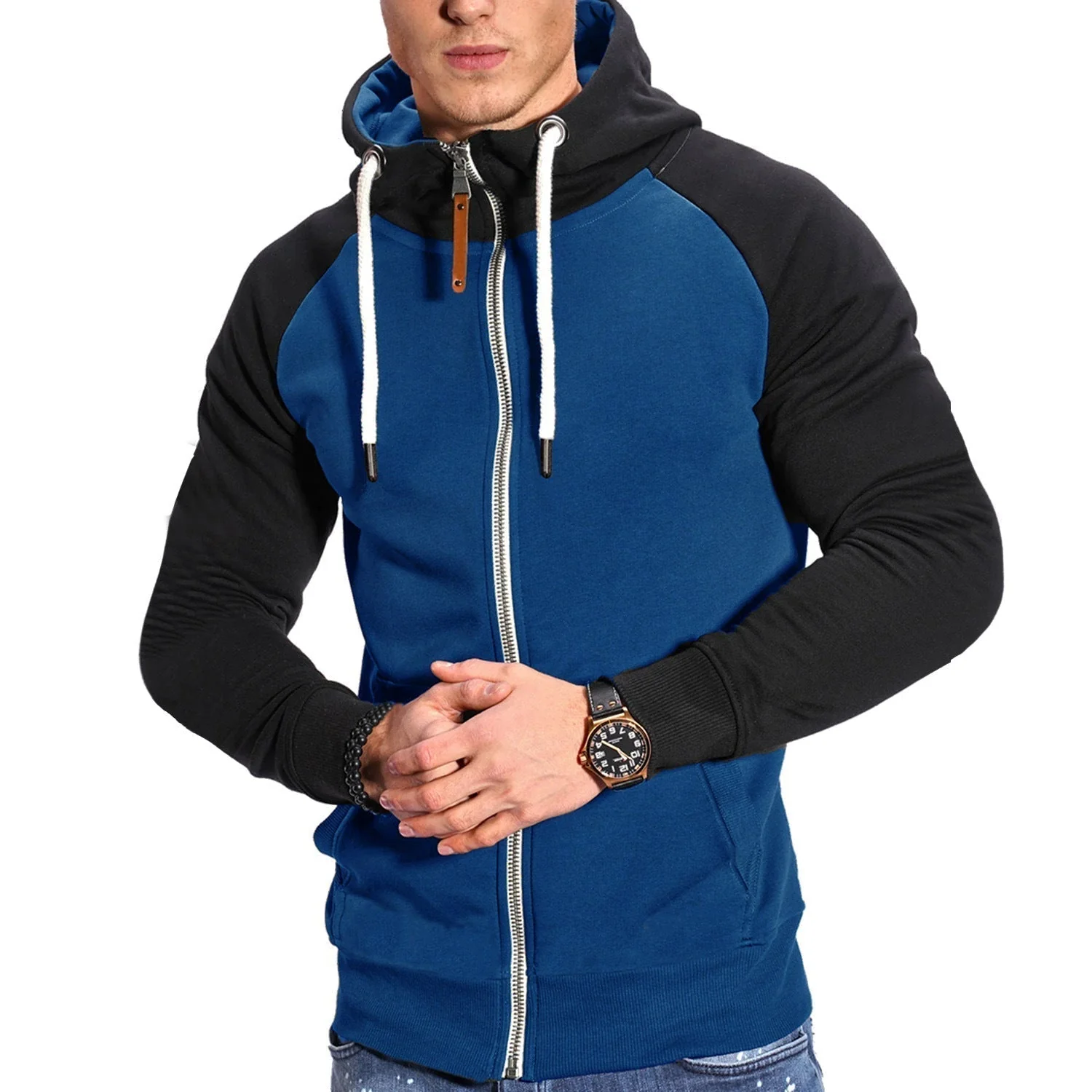 Liam – Sportliche Herren Zip-Hoodie mit Kapuze - Image 8