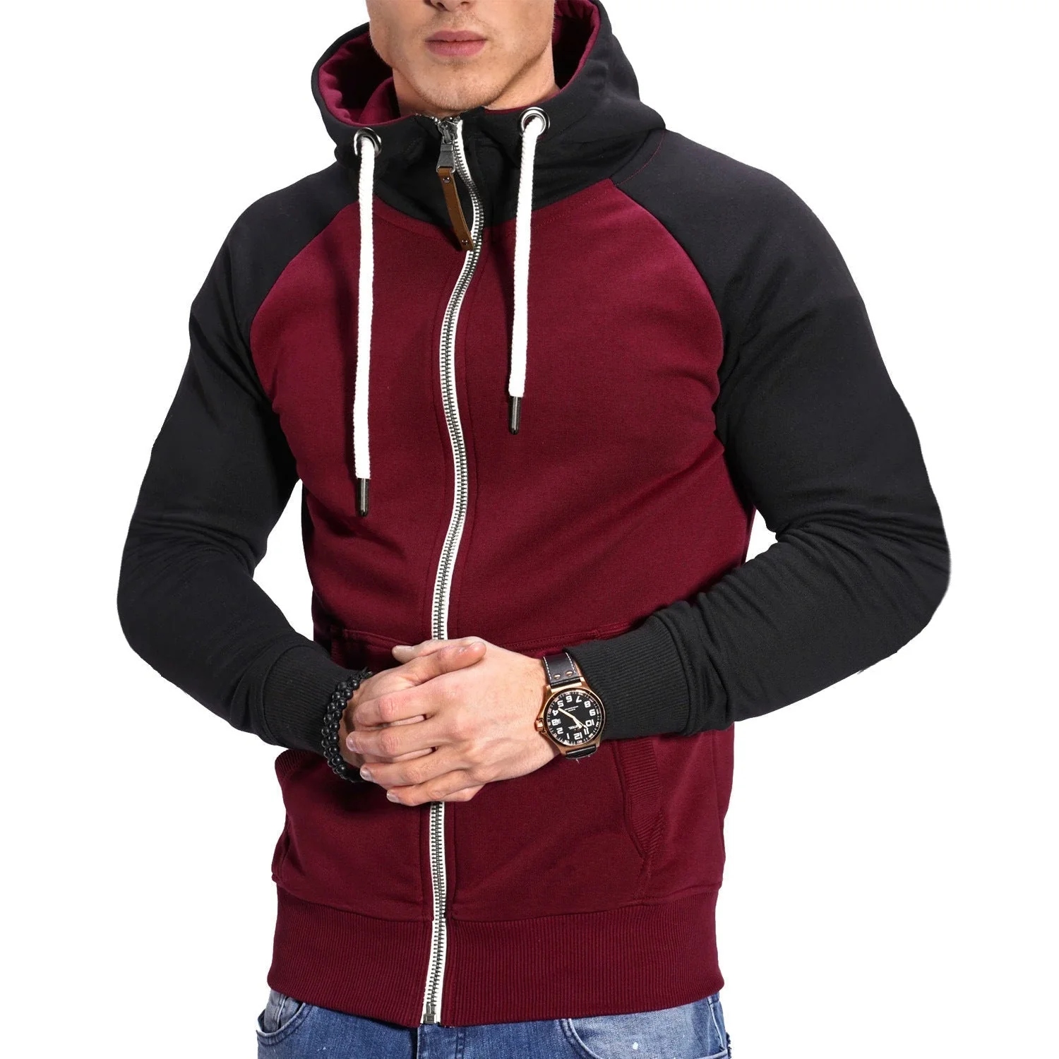 Liam – Sportliche Herren Zip-Hoodie mit Kapuze - Image 9