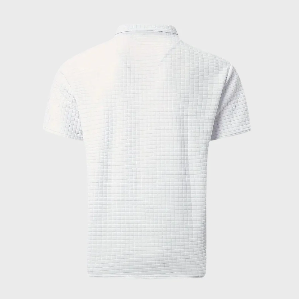 Liam | Waffelstrick-Poloshirt mit auffälliger Kontrastfarbe - Image 8