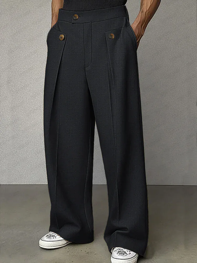 Liam – Weit geschnittene Herren-High-Waist-Hose im modernen Tailored-Look - Image 2