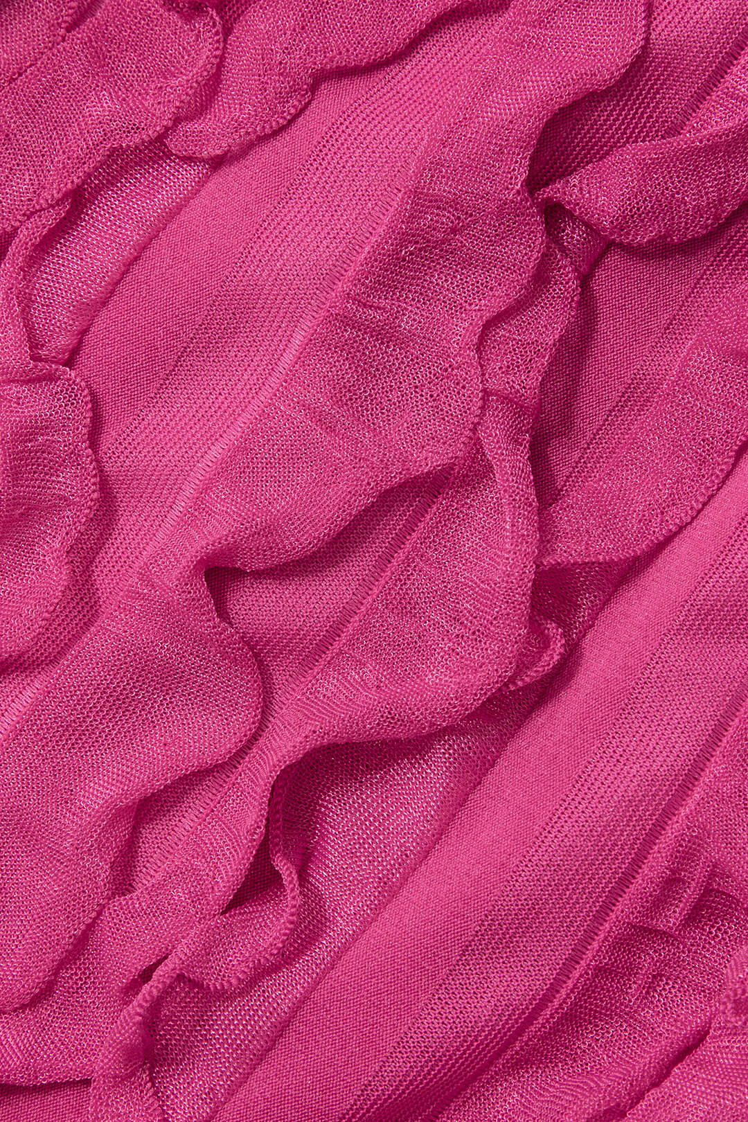 Liana | Sexy Transparentes Mini-Kleid mit Rüschen & Tiefem Ausschnitt - Image 3