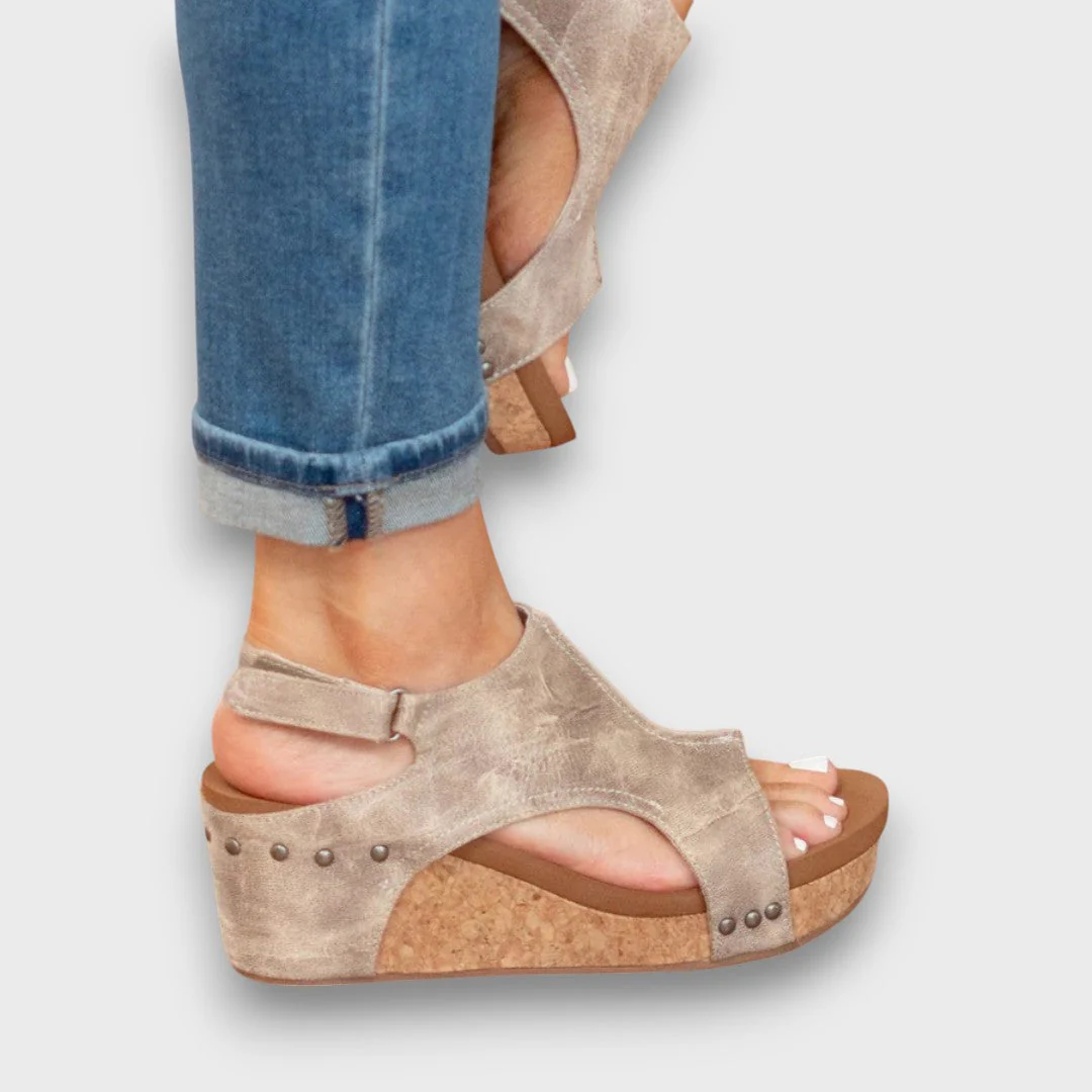 Liane – Keilsandalen mit Softleder-Effekt - Image 8