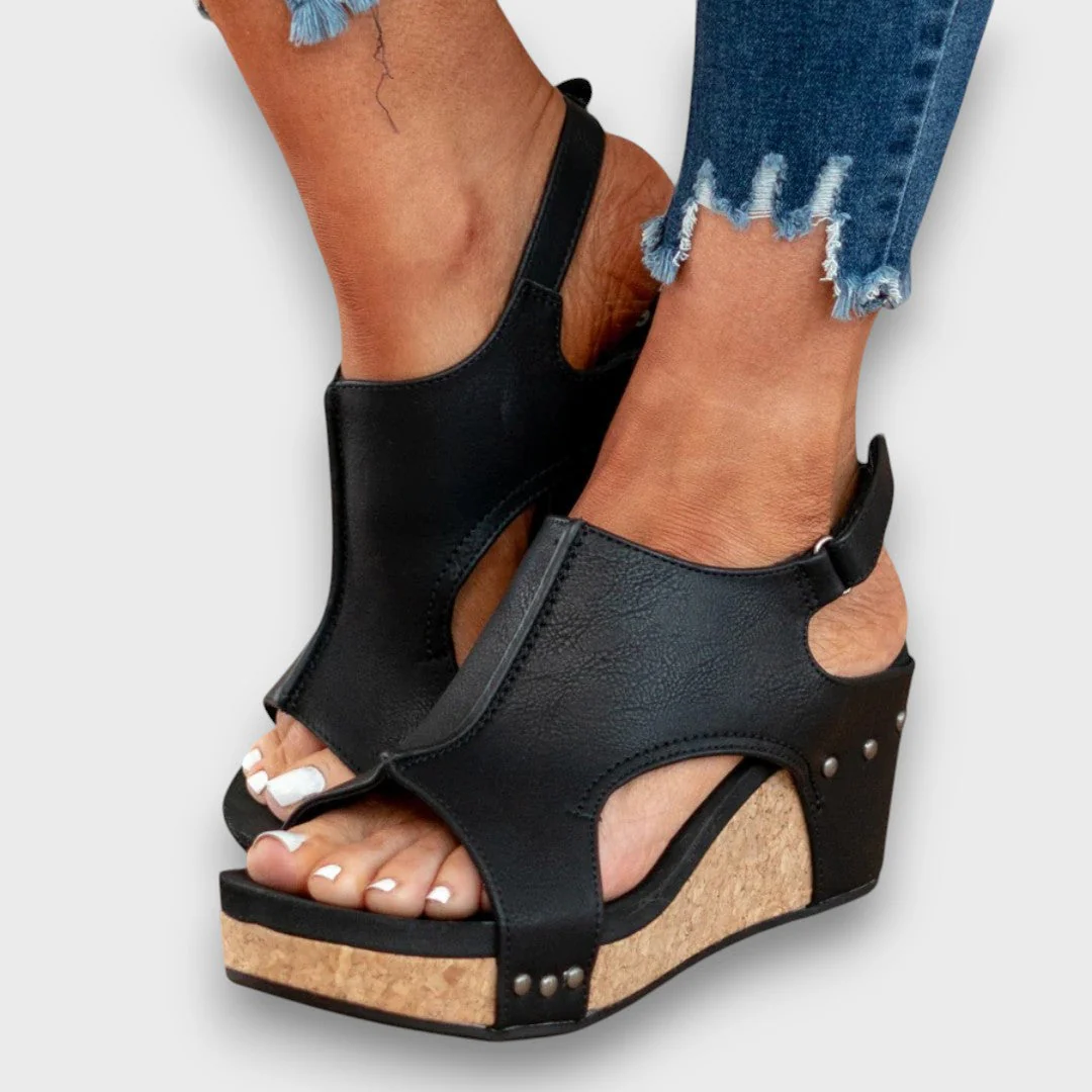Liane – Keilsandalen mit Softleder-Effekt - Image 9