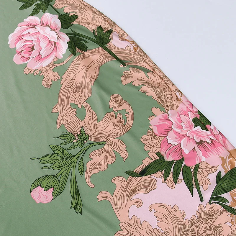 Lianna | Maxikleid mit rosa Blumenakzenten - Image 15