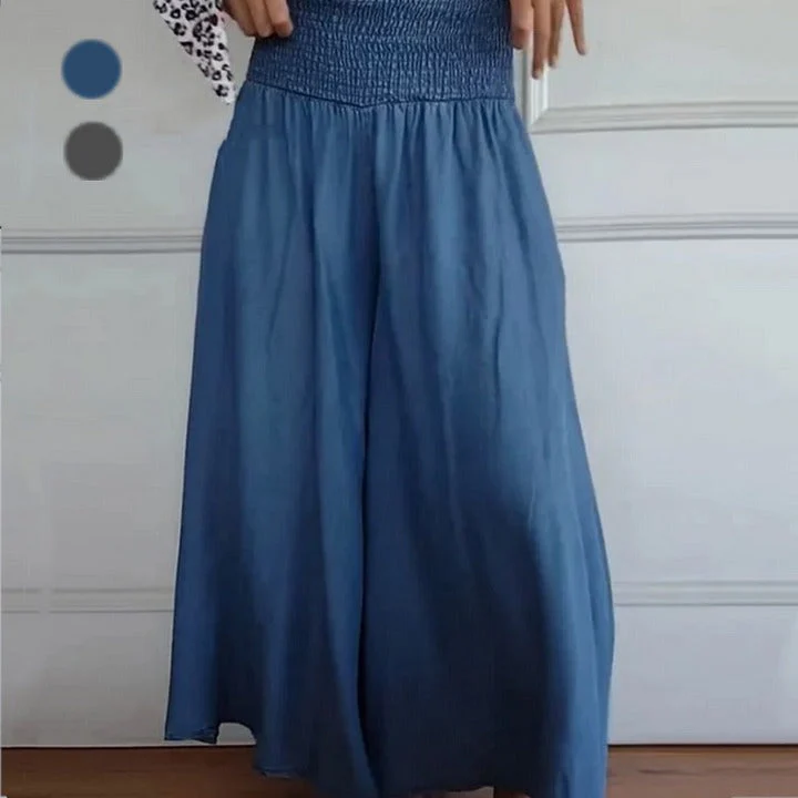Lilie | Damenjeans mit weitem Bein und hoher Taille und Taschen - Image 5