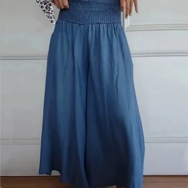 Lilie | Damenjeans mit weitem Bein und hoher Taille und Taschen - Image 6