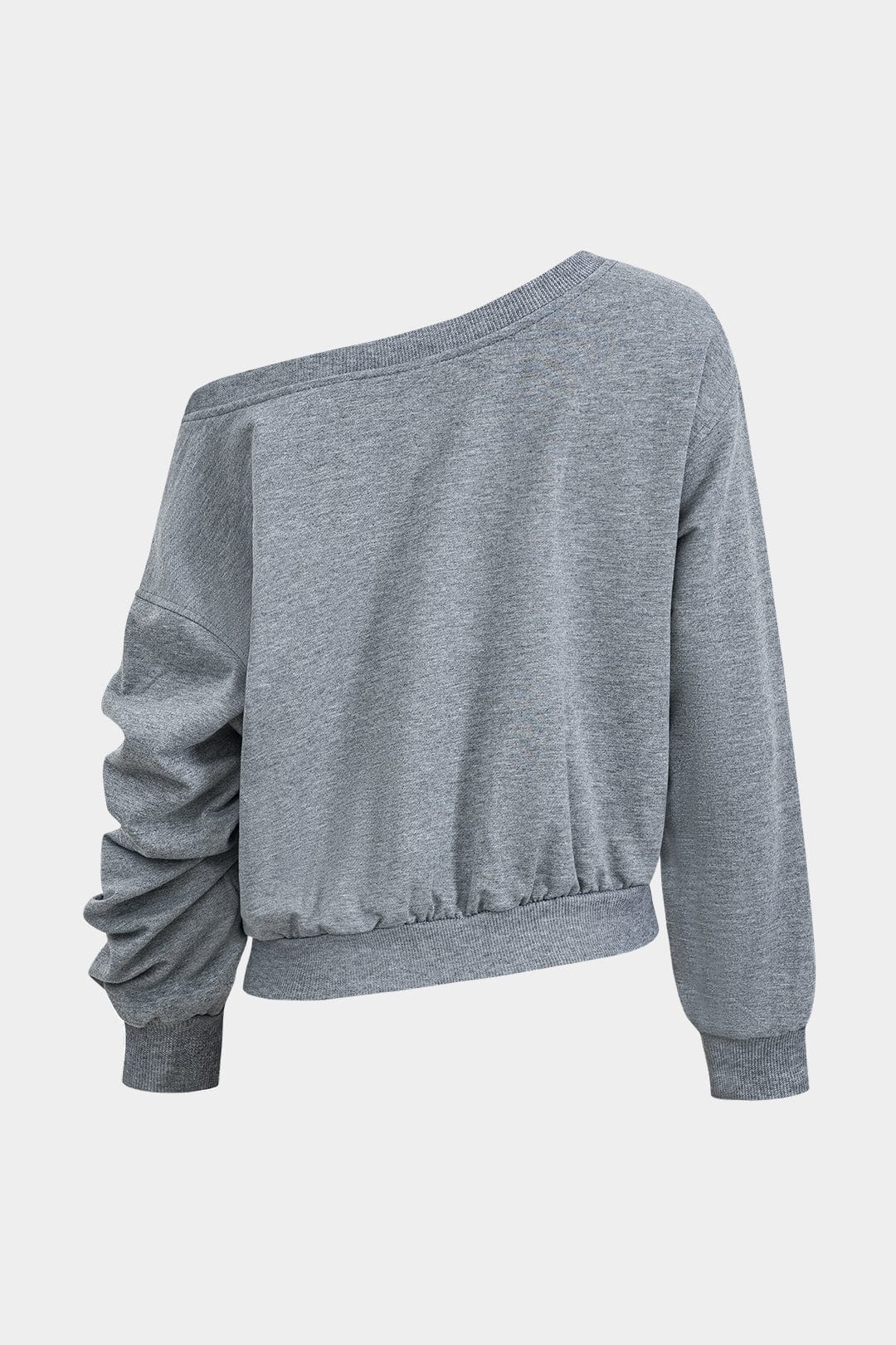Lilli | Trendiges Zweiteiler-Set mit One-Shoulder-Sweatshirt & Minirock - Image 2