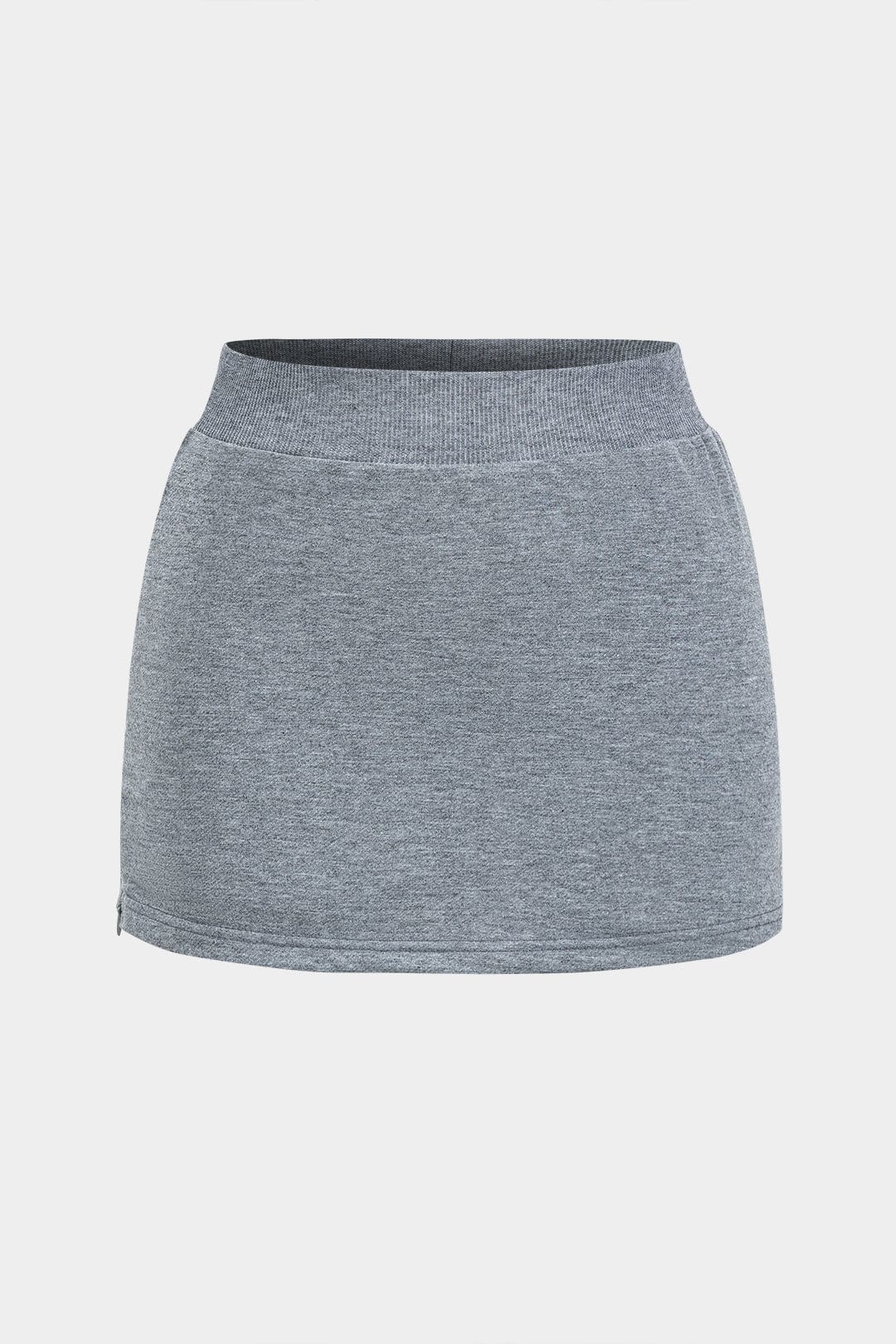 Lilli | Trendiges Zweiteiler-Set mit One-Shoulder-Sweatshirt & Minirock - Image 3