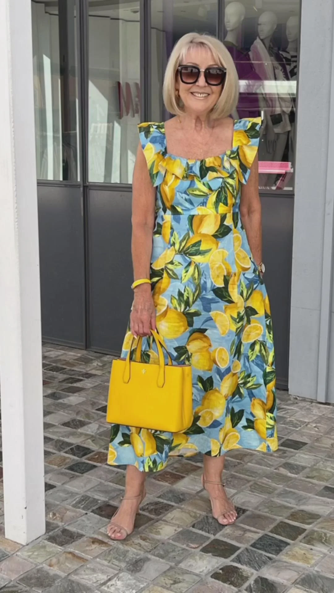 Limone – Sommerkleid mit Zitronenprint - Image 3