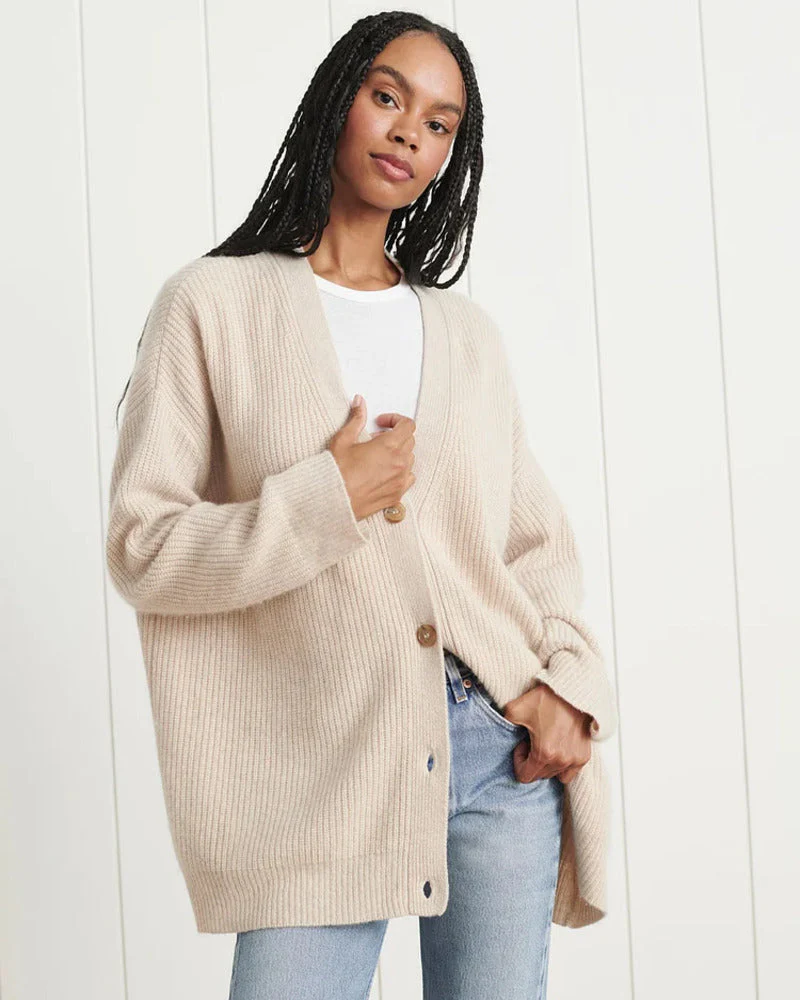 Lina™ | Gerippte Strickjacke mit Knöpfen - Image 11