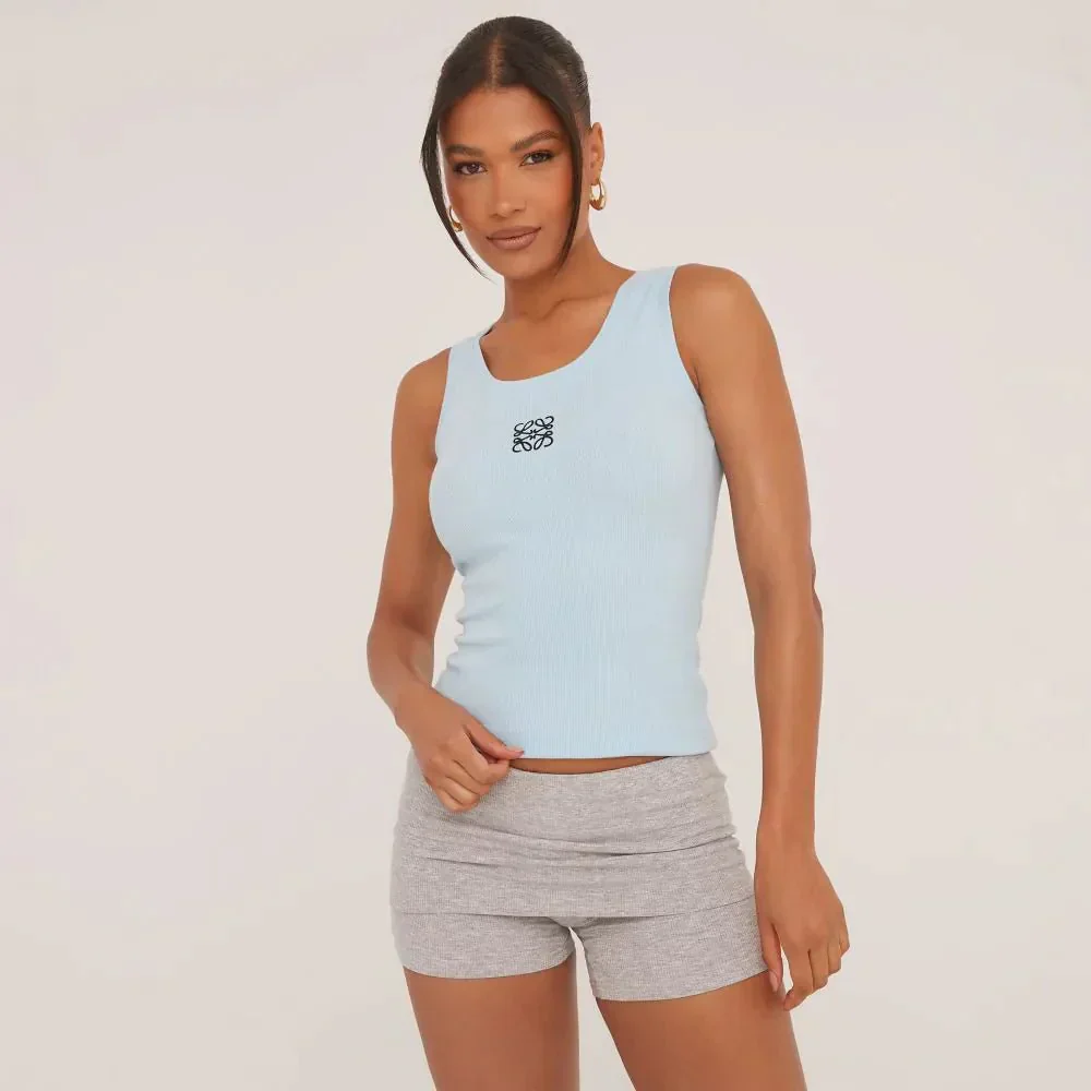 Lina | Geripptes Tanktop mit Stickerei - Image 18