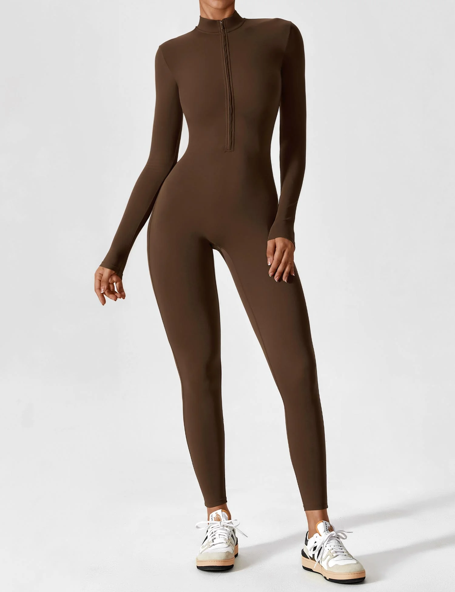 Lina | Nahtloser Full-Zip Bodysuit - Image 12